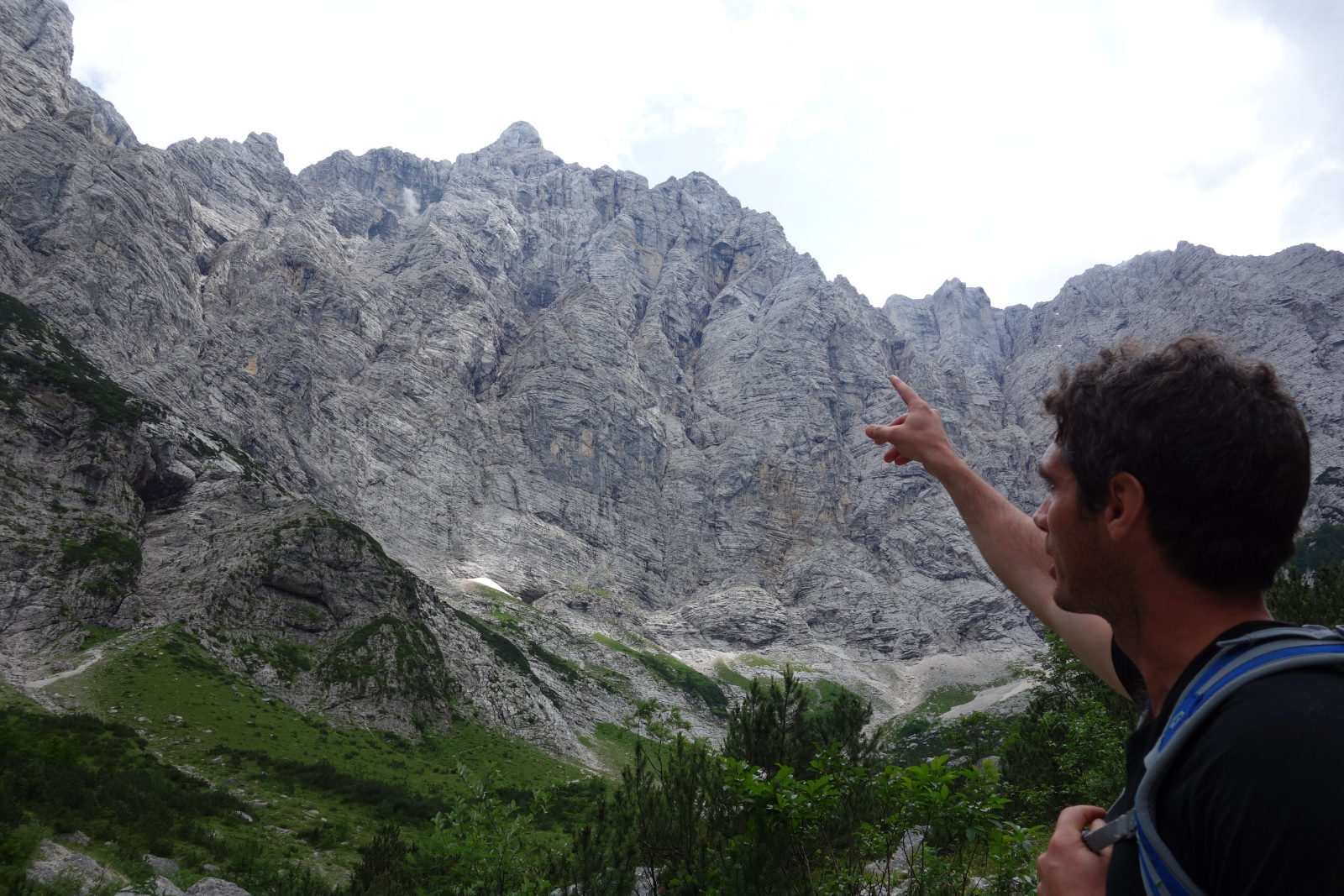 N wall Triglav advanced via ferrata course